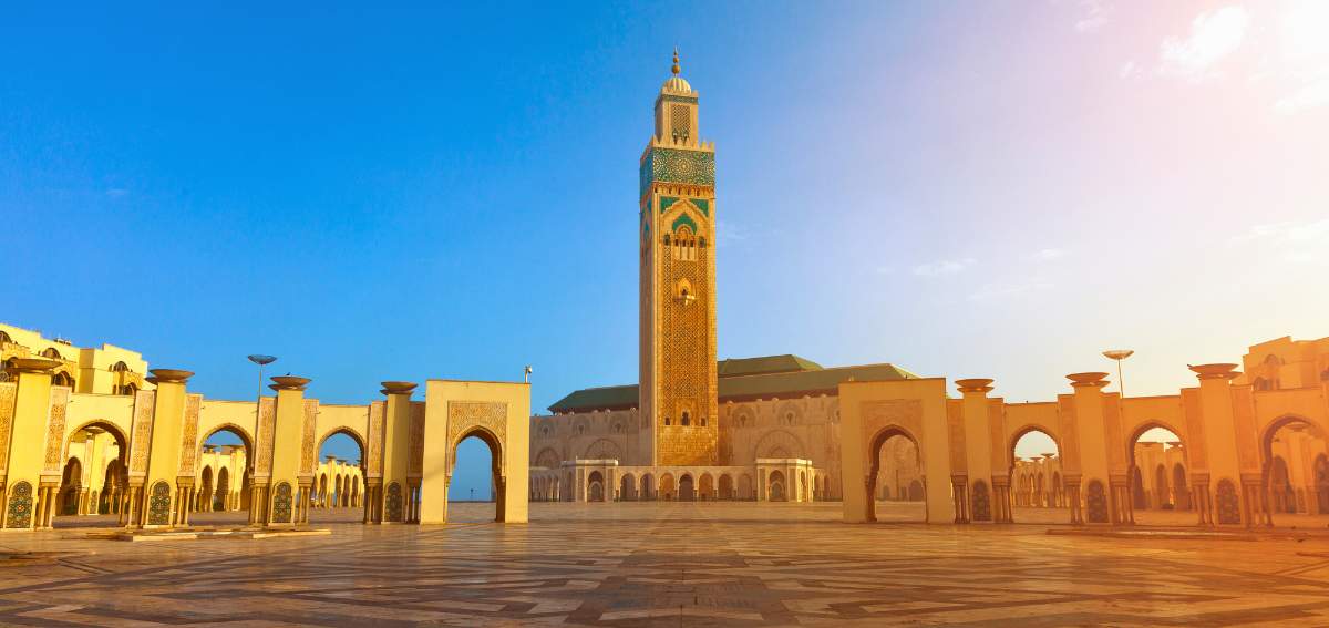 Local histórico em Casablanca, cidade em Marrocos