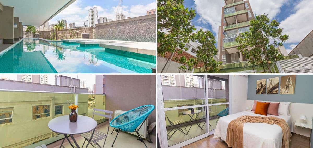 Apartamento com varanda perto do Allianz Parque