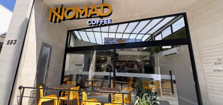 Fachada do Nomad Coffee em SP