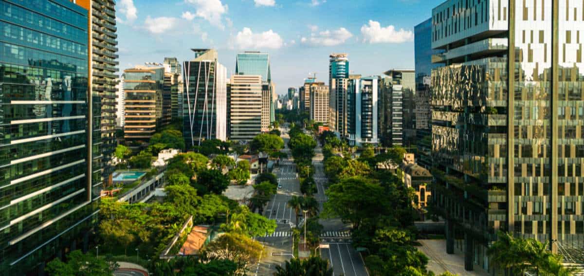 Avenida Berrini em São Paulo