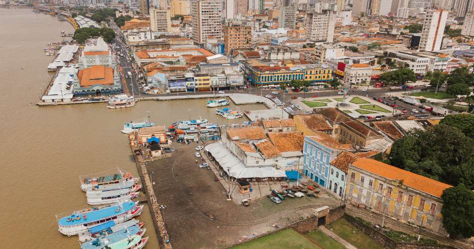 Vista aérea de Belém do Pará